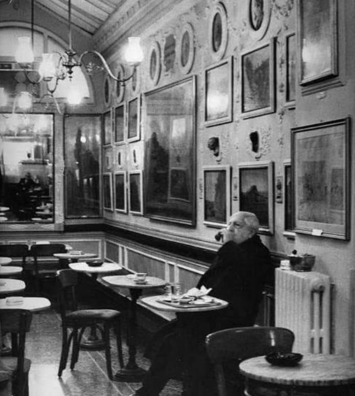 Giorgio de Chirico al Caffè Greco